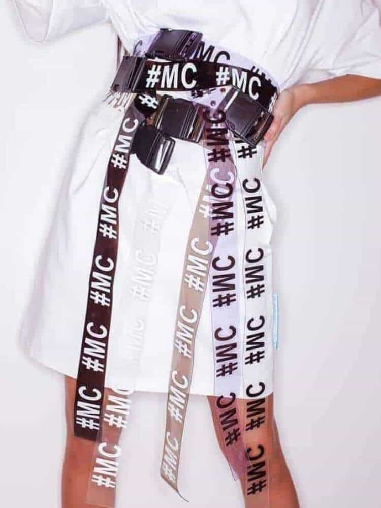 Silicone belts logoed by Miss City