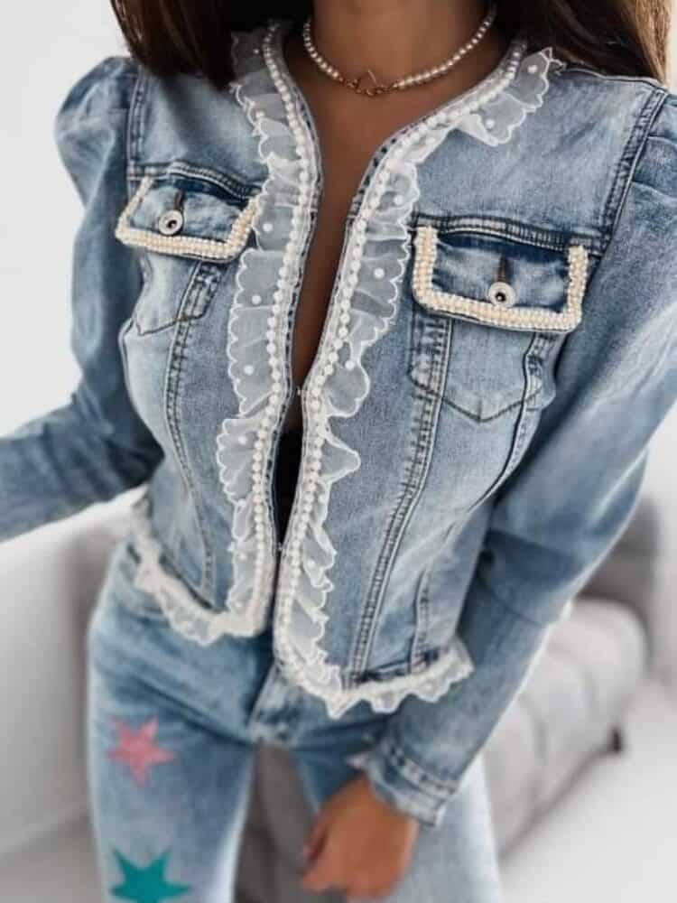 embellished denim jackets