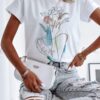T SHIRT KWIATY