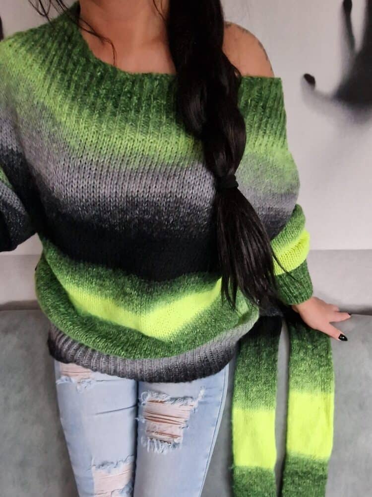 Ombre jumper from Minouu 7 colours