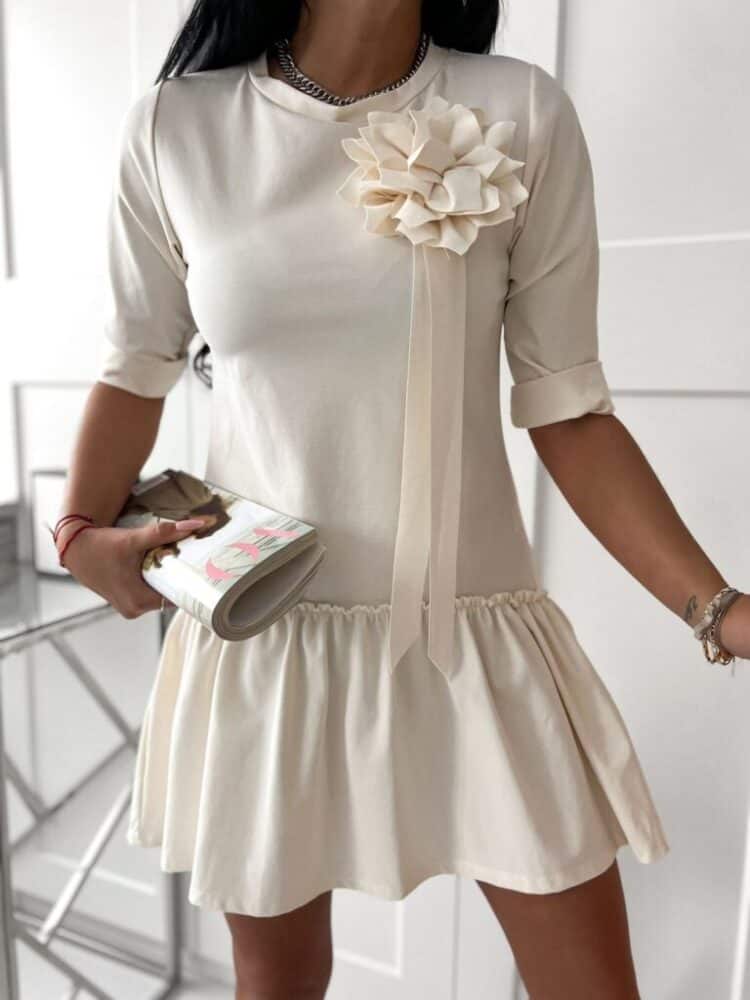 Everyday dress, elegant, two colours