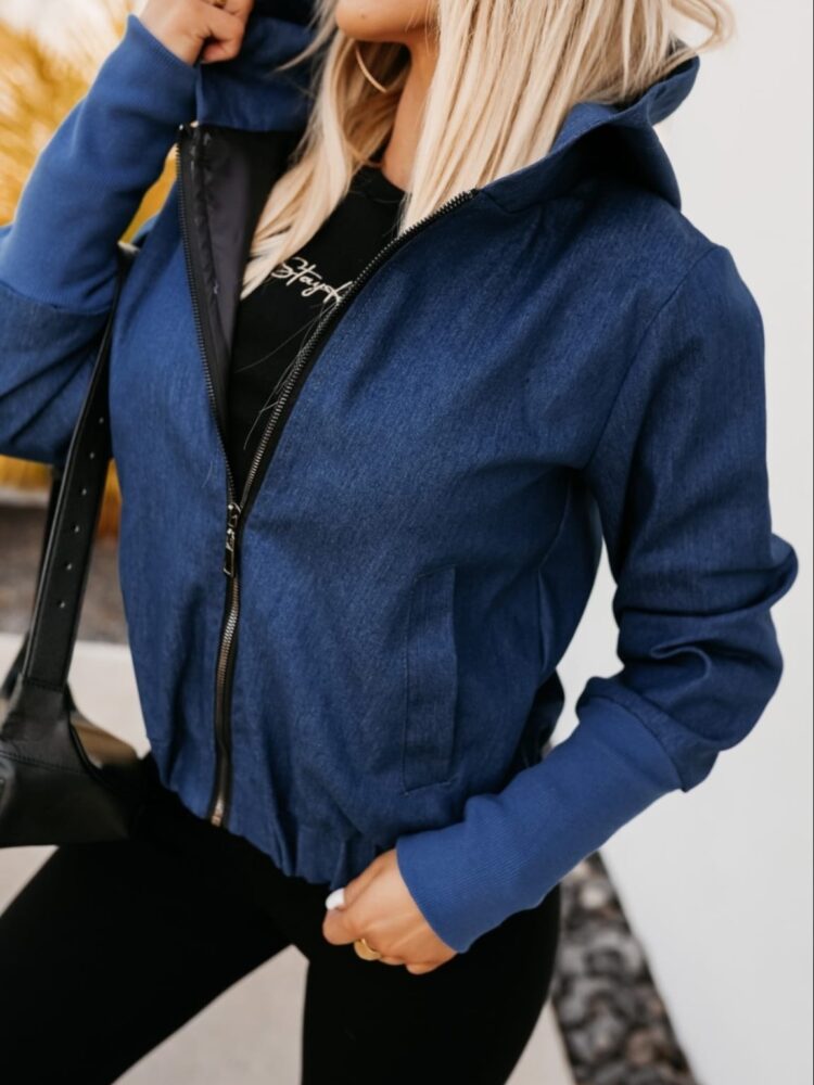 Denim Bomber Spring Jacket