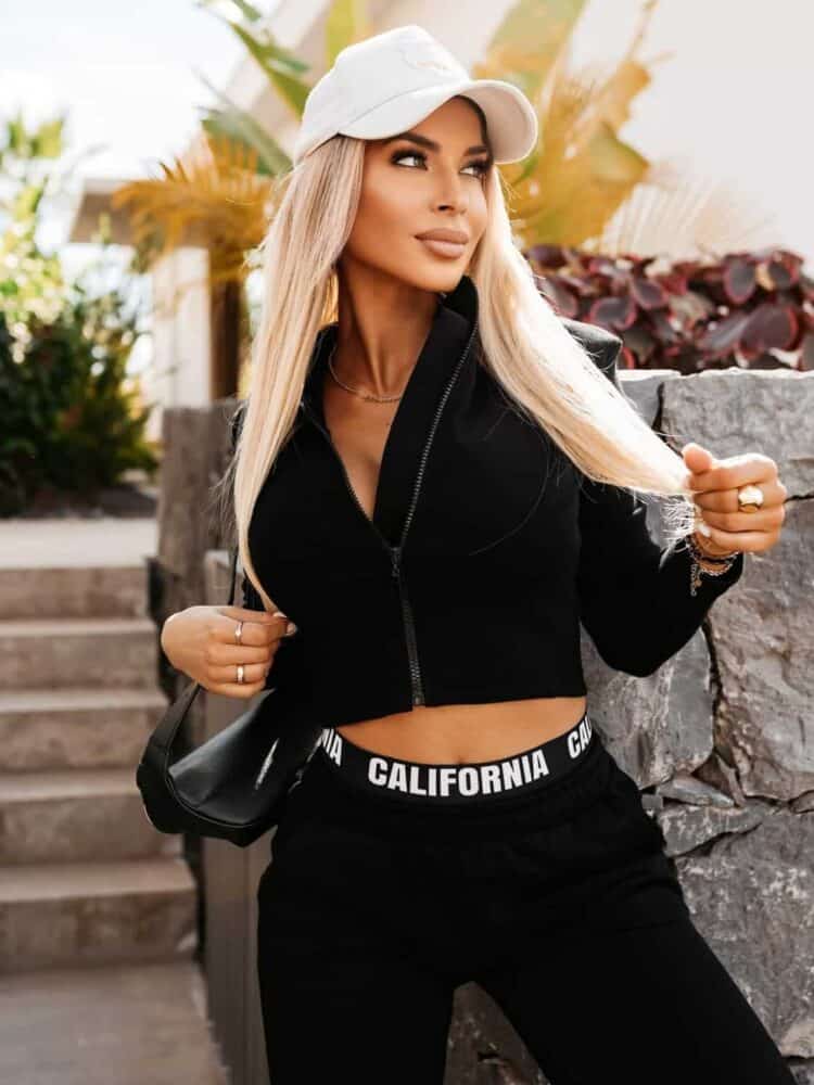 California tracksuit set trousers and top