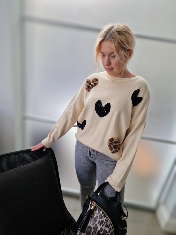 3D heart jumper