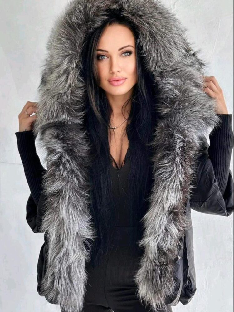 Winter jacket with fur