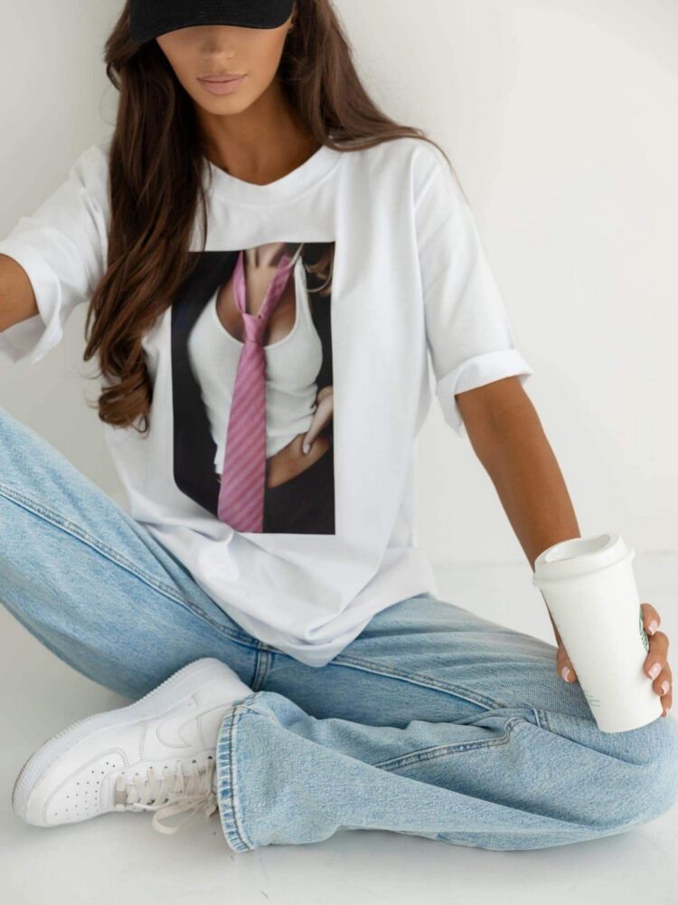 Sexi T shirt Tie