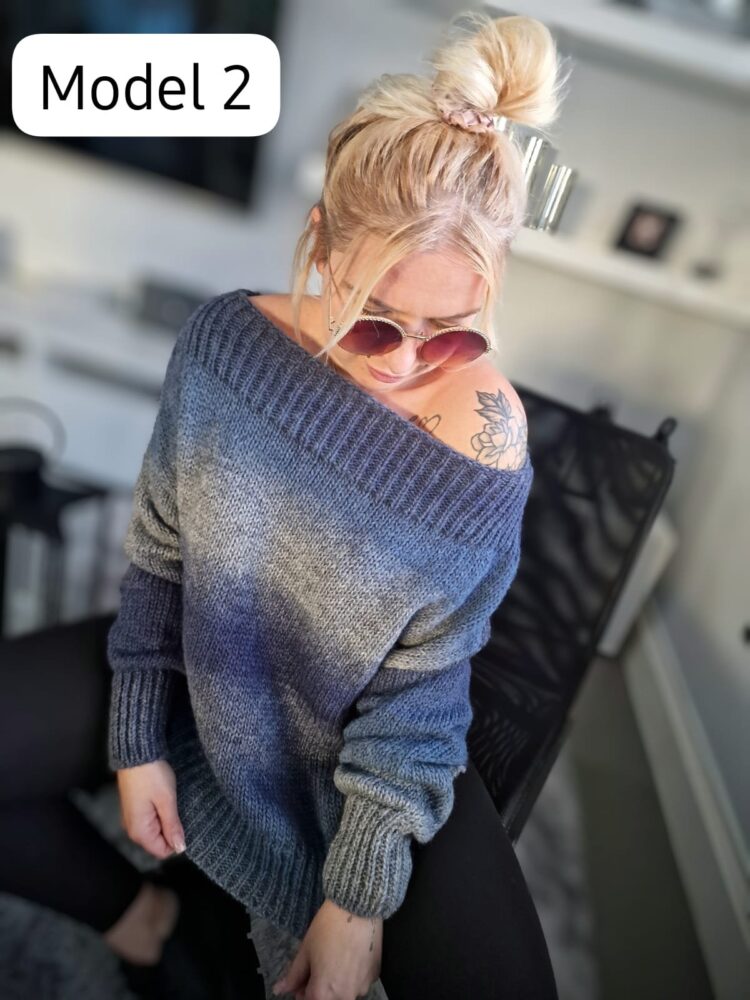 Ombre jumper from Minouu 7 colours