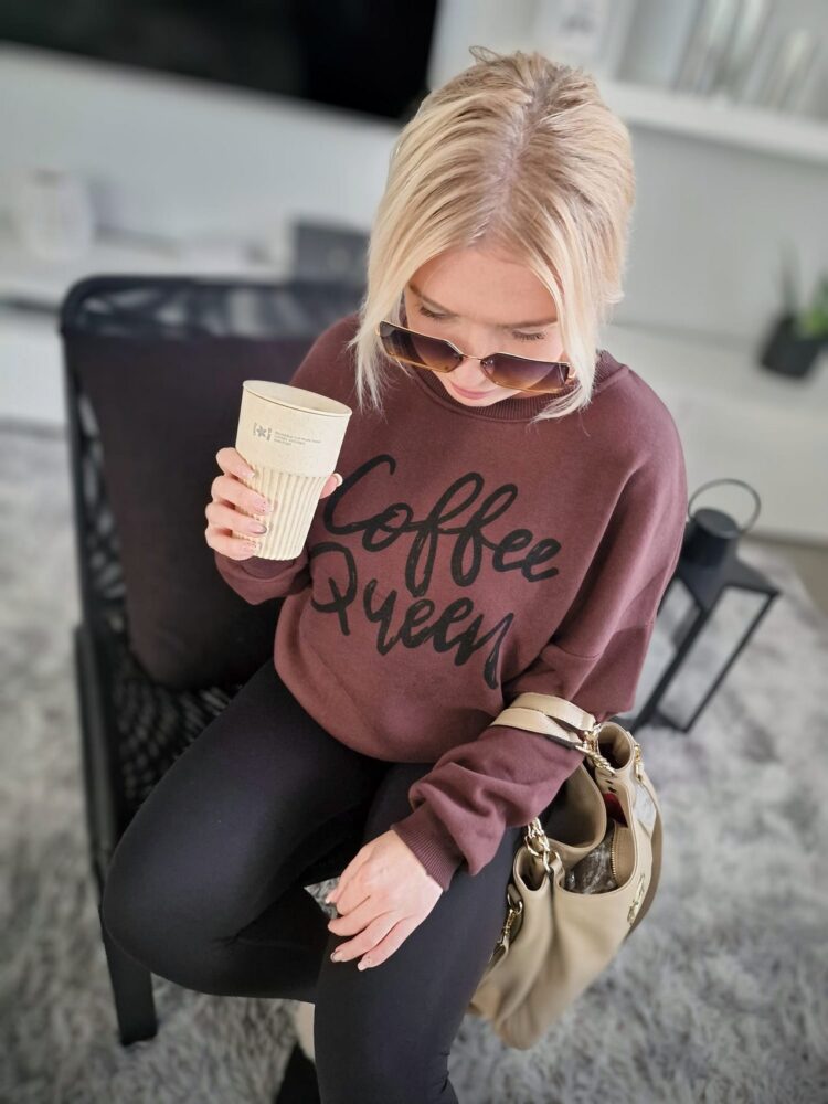 Coffe Queen insulated sweatshirt