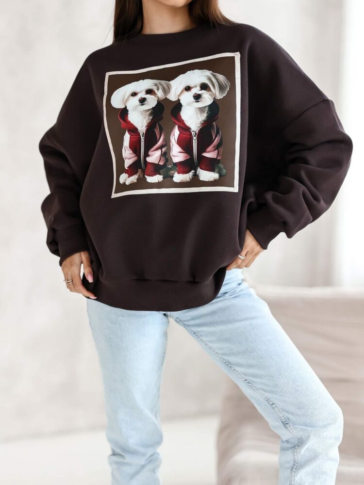 Insulated sweatshirt Sweet Maltese