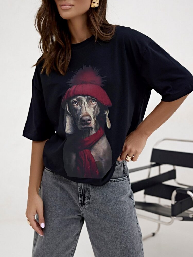 T shirt Cocomore Dog in cap