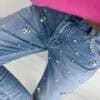 Jeansy Mom Fit zdobione M. Sara - obrazek 3
