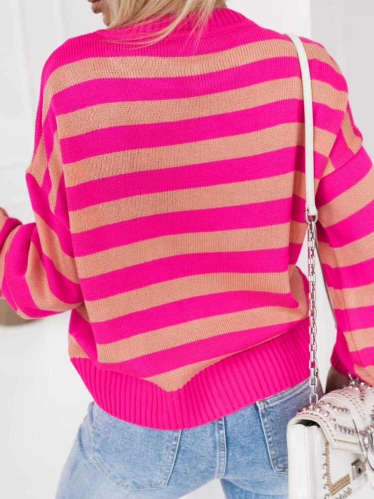 Spring striped jumper