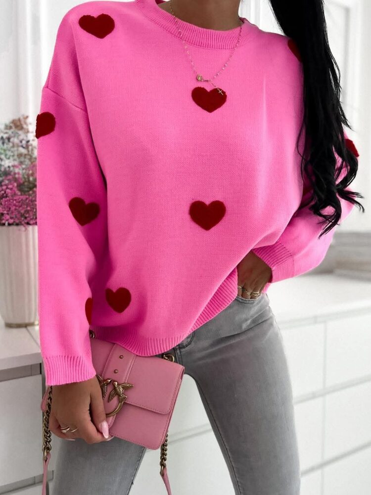 Heart jumper three colours