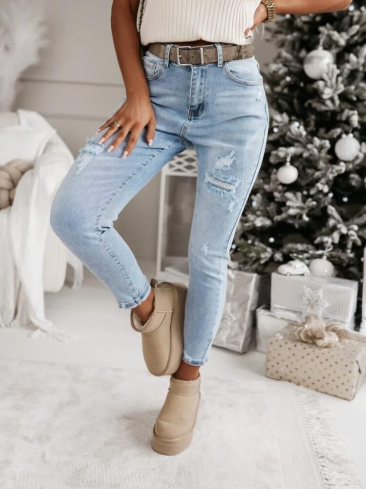 Boyfriend jeans M. Sara lined with rubbing