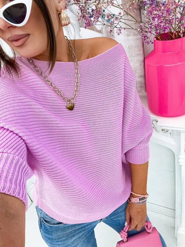 Short-sleeved jumper spring colours