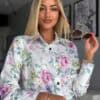 Koszula w kwiaty Camilla - obrazek 3