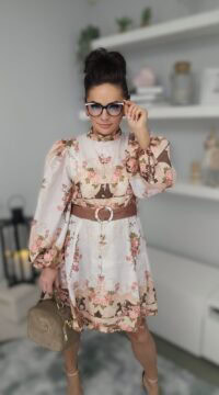 Feminine floral dress
