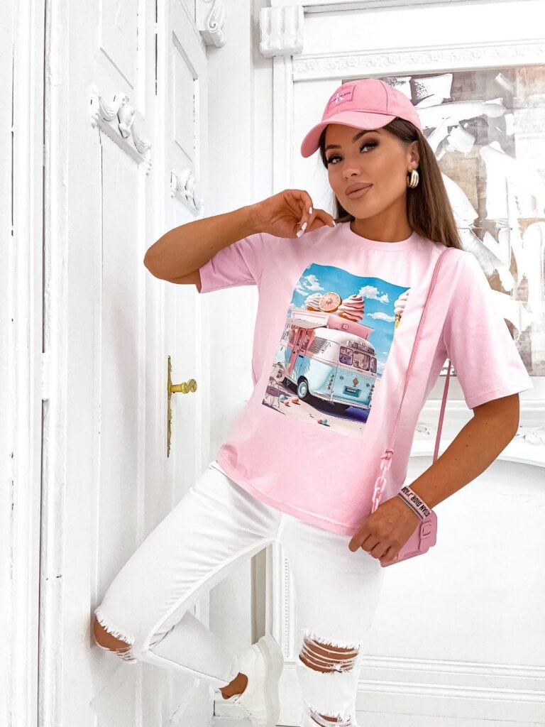 T shirt bawełniany nadruk Camper - obrazek 4