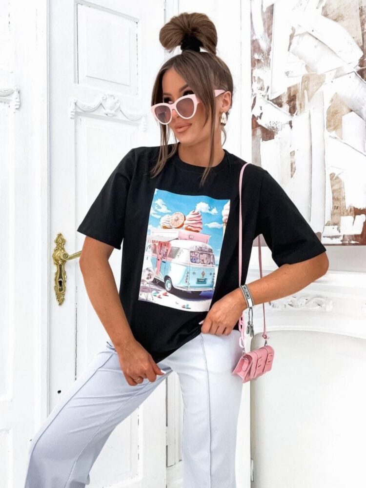 T shirt bawełniany nadruk Camper - obrazek 7