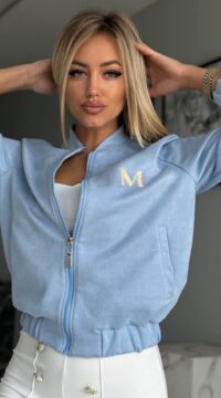 Suede bomber jacket