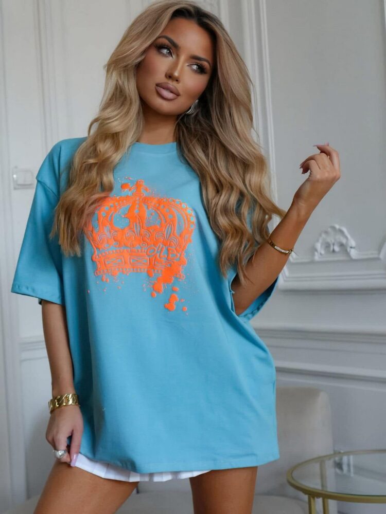 T shirt Korona oversize Ola Bianka - Image 3