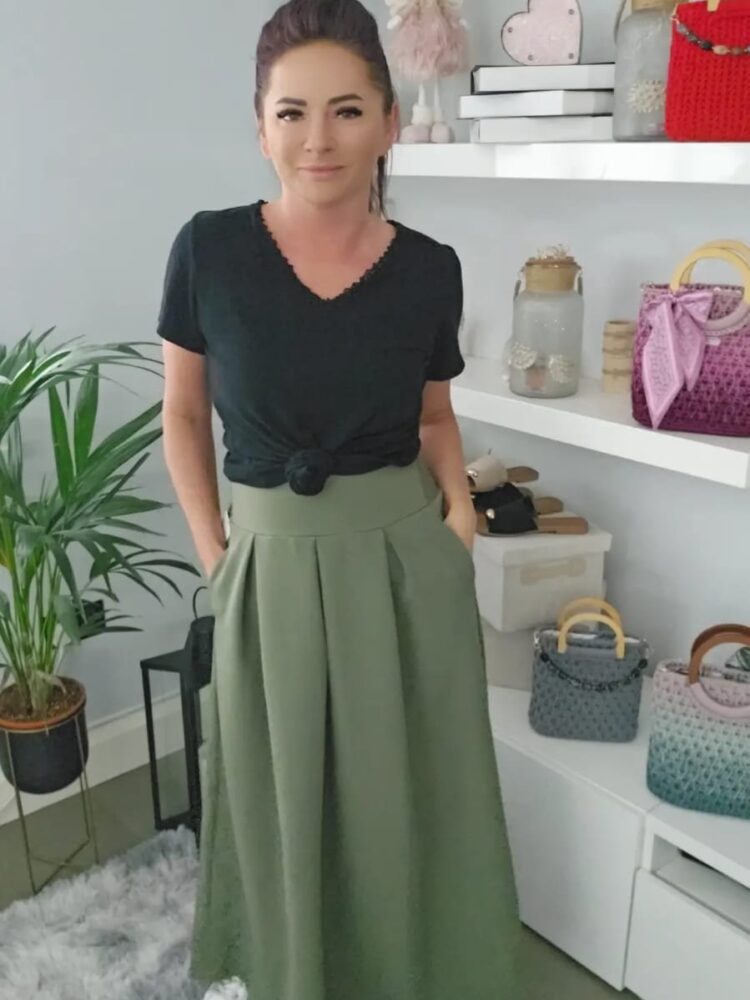 Spódnica maxi z kieszeniami - Image 4
