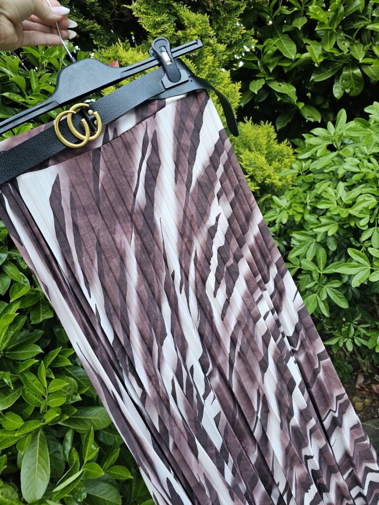 Spódnica plisowana krówka zebra - Image 4
