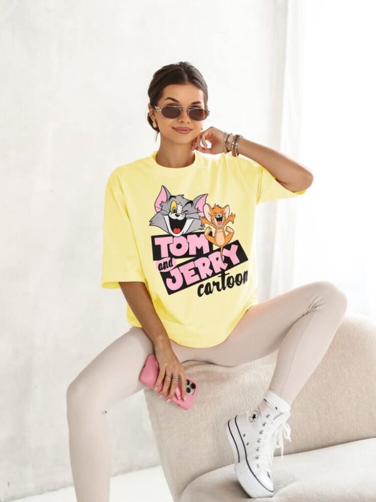 T shirt Cartoon Tom and Jerry - Image 3