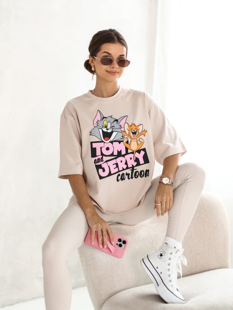 T shirt Cartoon Tom and Jerry - Image 2