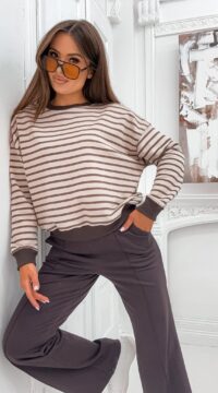 SH striped cotton sweatshirt