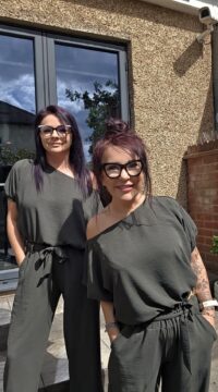 Beautiful two-piece set trousers blouse