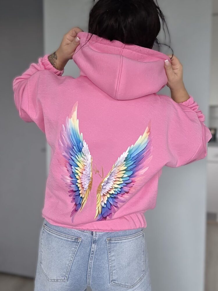 Bluza LaLu skrzydła na plecach - obrazek 3