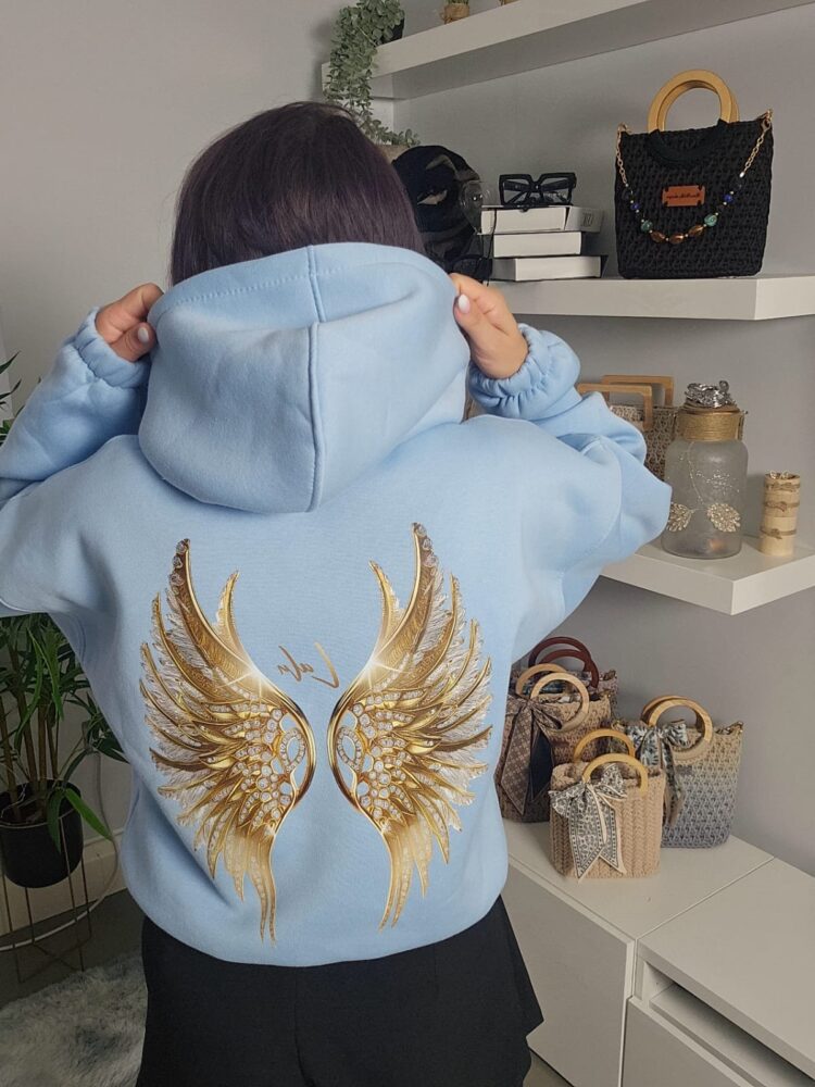 Bluza LaLu skrzydła na plecach