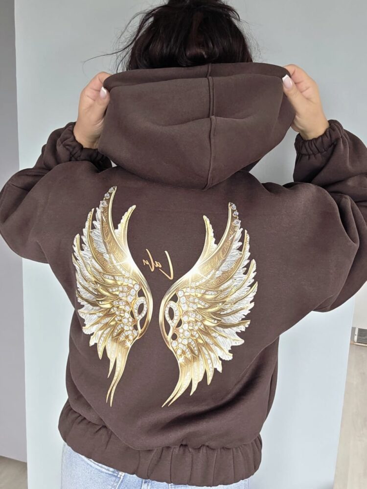 Bluza LaLu na suwak dwa kolory skrzydeł - obrazek 11